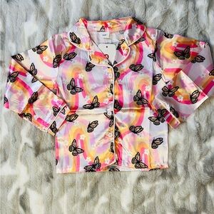 Butterfly Dreams Kids Pajama Top